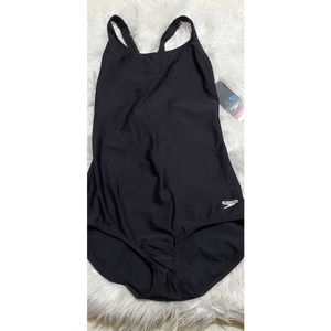 NWT Speedo Black Full Coverage - Size 10